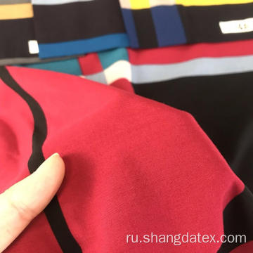 45S Spun Rayon Обычная печать в клетку